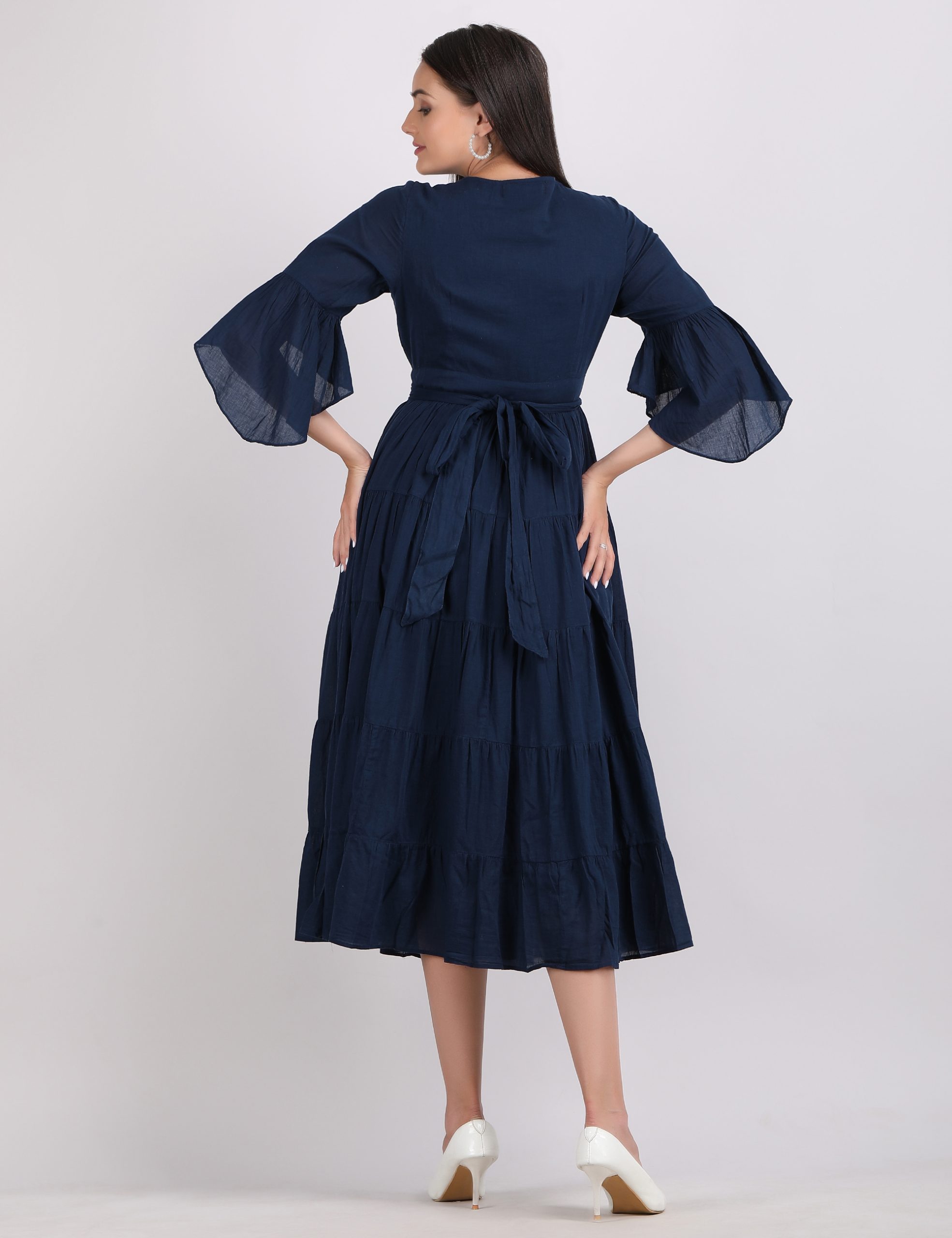 WRAP DRESS 2 BLUE